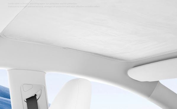 Sunroof sunshade