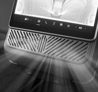 Rear Air Vent Grille Cover (Model 3 Highland)