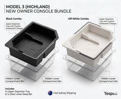 Bundle: Centre Console Storage Tray (Model Y Juniper/Model 3 Highland)
