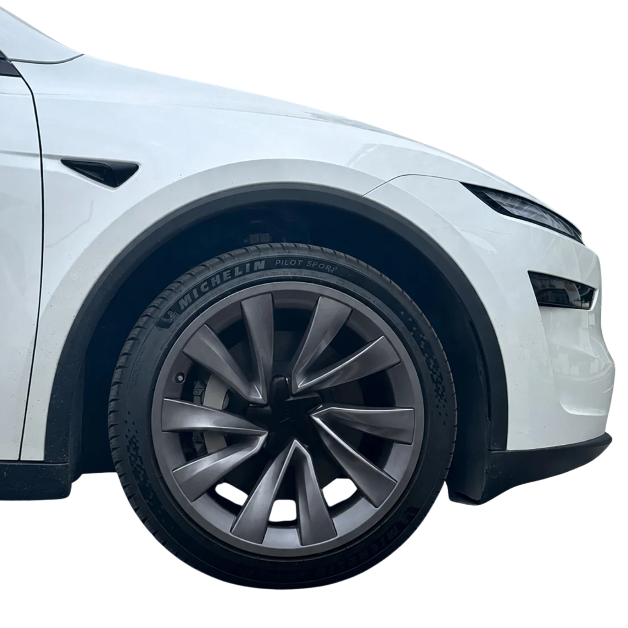 tesla hubcaps