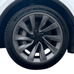 tesla hubcaps
