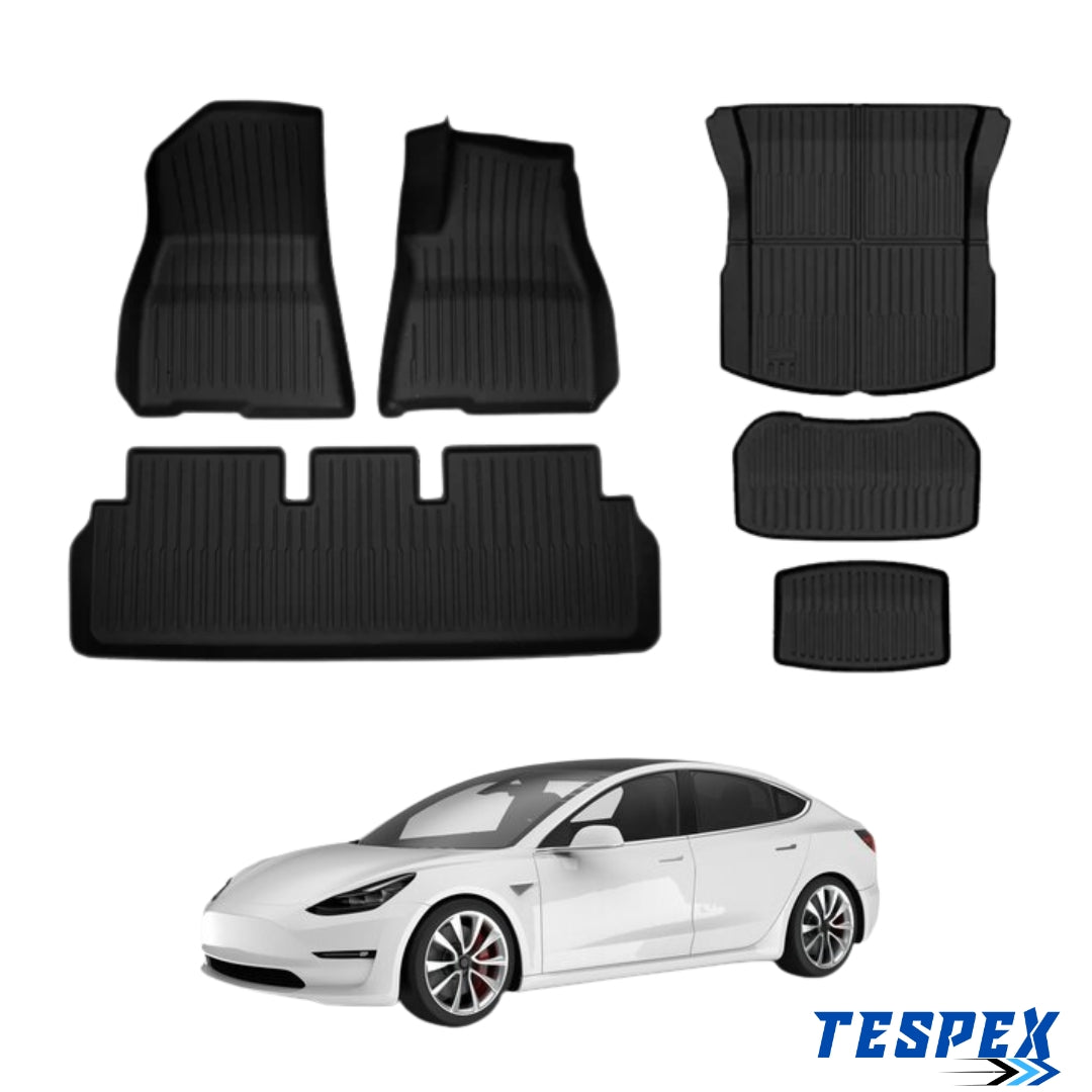 Bundle: Complete Floor Mat Set (Model 3 2019-2023)