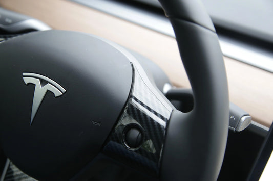 Pre-Order (5 WEEKS) Steering Wheel Decoratives Covers (Model 3/Y)